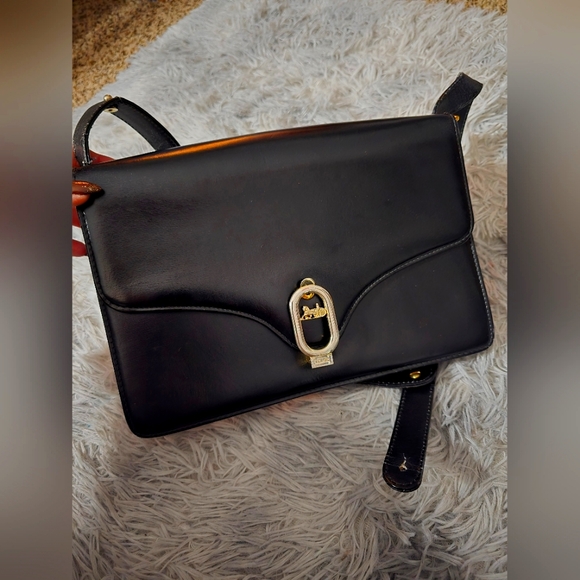 Celine Vintage Black & Gold Adjustable ✨️ Beautiful Bag (EUC)(SEE PICS) - Picture 3 of 9